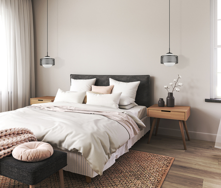 Lampa wisząca Italux Lomica PND-55456-1L-BK Czarny