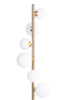 Lampa podłogowa SYBILLA 6 FLOOR GO Azzardo AZ4408 white / satin brass