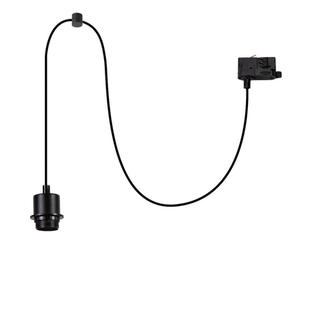 Milagro Zawiesie Hang Track Czarny 1xE27 3-obwodowy ML2280 CZARNY
