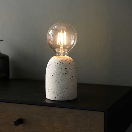 Lampa stołowa Endon Lighting Terrazzo 78181 biały