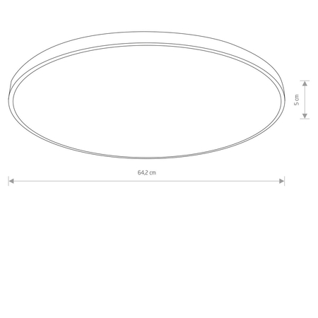 Plafon Nowodvorski AGNES ROUND LED PRO 10982 Biały