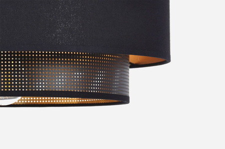 Lampa wisząca AMOS Kaja K-5283 czarny/złoty