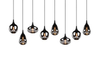 Lampa wisząca Trio 317000832 czarny