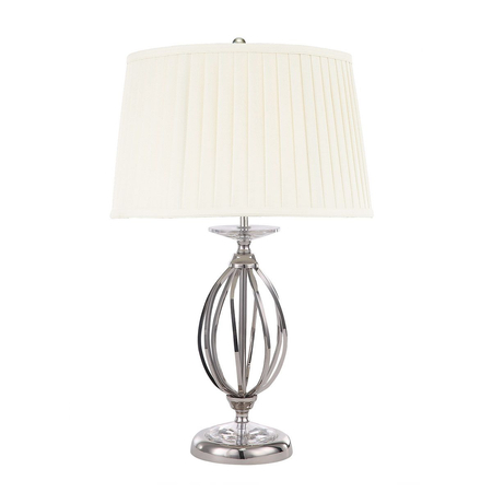 Lampa stołowa Elstead Lighting Aegean szary AG-TL-POL-NICKEL