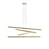 Lampa wisząca TUBO 8 GOLD Aldex 1072P30 złoty