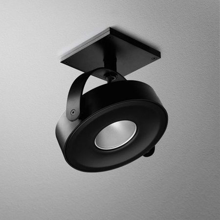 Reflektor AQForm Ceres Qrled Spot Czarny Struktura