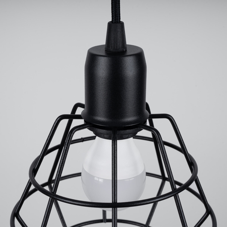 Sollux Lighting Lampa wisząca SUBA 4L czarna SL.1167