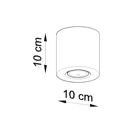 Sollux Lighting Plafon ORBIS naturalne drewno SL.0492