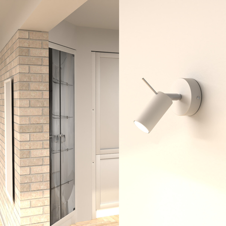 Milagro Kinkiet Preston 1x mini GU10 Biały / Chrom MLP7614 Biel / Chrom