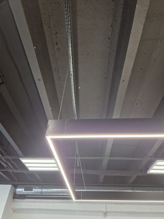 Lampa liniowa LED Abigali Square System double side kwadrat 120x120 NW