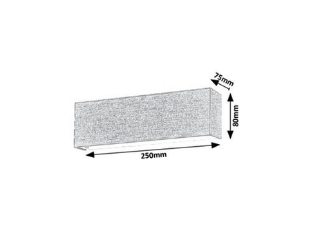 Kinkiet Rabalux Morpheus 5685 popielaty