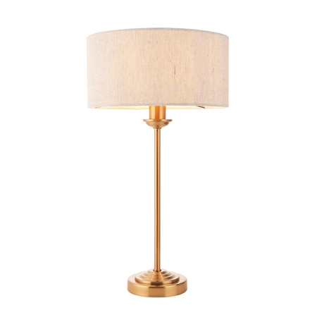 Lampa stołowa Endon Lighting Highclere 110728 mosiądz