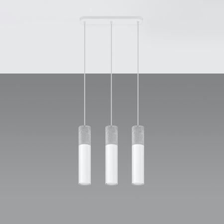Sollux Lighting Lampa wisząca BORGIO 3L biały SL.0649