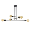 Lampa wisząca MULTIPO 6 BLACK Emibig 696/6 czarny