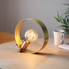 Lampa stołowa Endon Lighting Hoop 97665 mosiądz