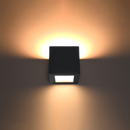 Sollux Lighting Kinkiet ceramiczny LEO czarny SL.0872