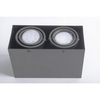 Milagro LAMPA SUFITOWA BLOCCO SZARY 2x7W GU10 LED ML843 Szary