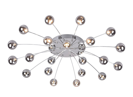 Lampa sufitowa Trio 641412106 srebrny