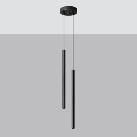 Sollux Lighting Lampa wisząca PASTELO 2 ochra czerwona SL.1525