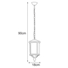 Lampa zewnętrzna wisząca Kaja CHICAGO K-8216 czarny