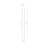 Kinkiet ICE TUBE LED  S Nowodvorski 8118 biały