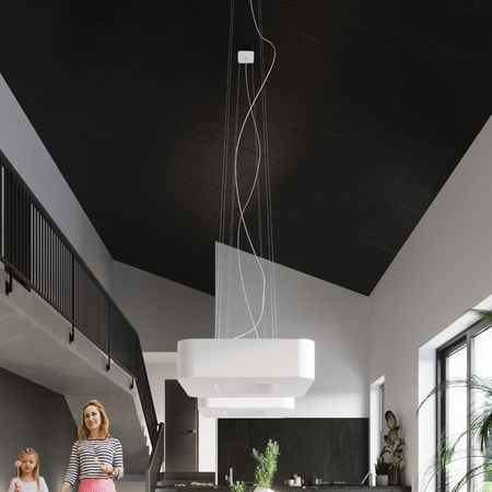 Sollux Lighting Żyrandol URANO 80 biały SL.0827