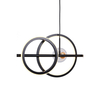Lampa wisząca Zuma Line MD2448-7B-3BGD TAREMI LAMPA WISZĄCA CZARNA-ZŁOTA/BLACK-GOLD