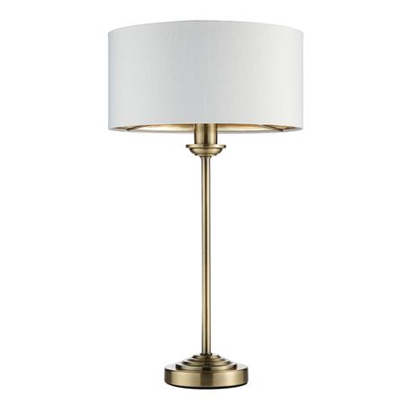 Lampa stołowa Endon Lighting Highclere 104054 mosiądz