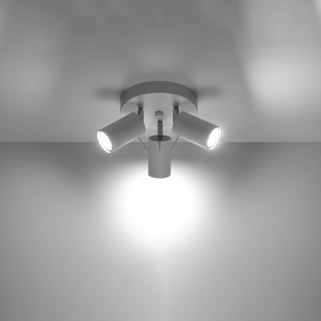 Sollux Lighting Plafon RING 3P czarny SL.1016