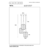 Lampa wisząca Lucide RAFAL 45492/13/36 