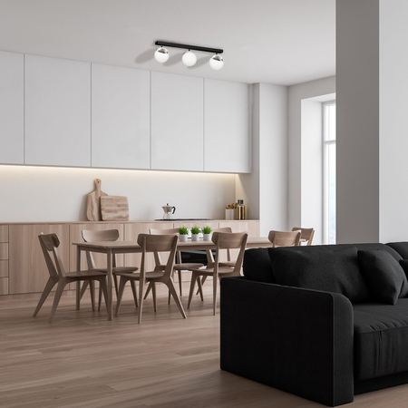 Milagro Lampa sufitowa SFERA BLACK/CHROME 3xE14 MLP8873 CHROM