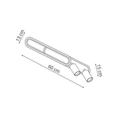 Light Prestige Spot Parma 2 długi biały 2xGU10 LED CCT LP-0612/2C L WH
