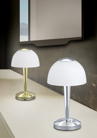 Lampa stołowa Trio 529990107 biały/srebrny