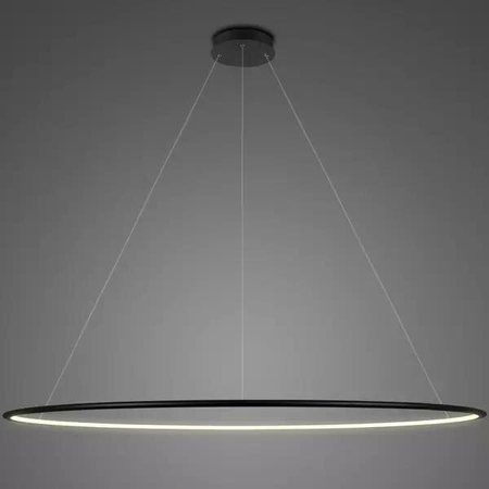 Lampa wisząca Ledowe Okręgi No.1 230cm 3k czarna