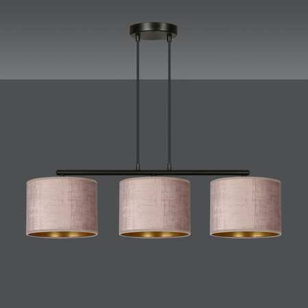 Lampa wisząca HILDE 3 BL ROSE Emibig 1053/3 różowy
