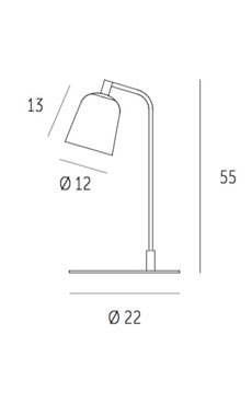 Lampa stołowa Casablanca LV11-T156K Clavio