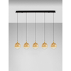 Lampa wisząca Luces Exclusivas LURVELA LE45135 złoty i odcienie złota, czarny
