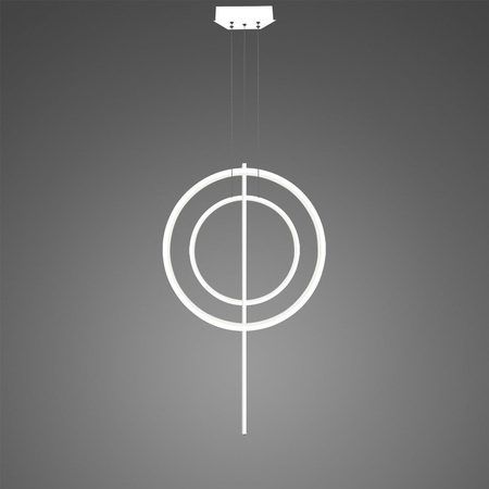 Lampa wisząca Linea No.5 60/40cm biała 3k