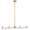 Lampa wisząca Endon Lighting Santiago 108211 mosiądz