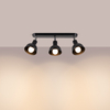 Sollux Lighting Plafon ELBA 3 czarny SL.1318