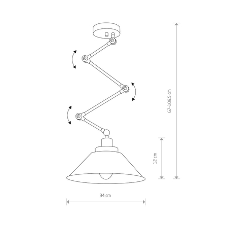 Lampa wisząca Nowodvorski 9126 Pantograph