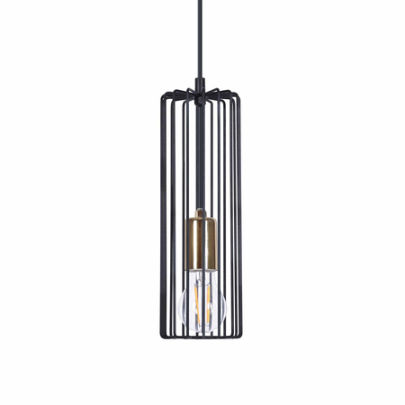 Lampa wisząca GABIA Kaja K-4936 czarny/złoty