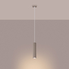 Sollux Lighting Lampa wisząca KARBON 1 taupe SL.1759