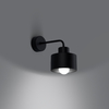 Sollux Lighting Kinkiet SAVAR 1 czarny SL.1129