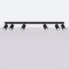 Sollux Lighting Plafon KARBON 6L czarny SL.1585