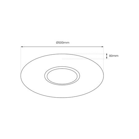 Milagro Plafon SPARKY 50W + pilot ML8233 BIAŁY + CHROM