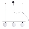 Lampa wisząca LAMPA WISZĄCĄ BERYL GLASS 3 BLACK Aldex 1006E_1 czarny