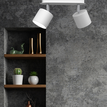 Milagro Lampa sufitowa Dixie 2xGX53 Biały MLP7595 BIAŁY