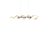 Lampa wisząca Trio 341810208 złoty