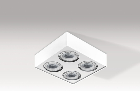 Lampa sufitowa PAULO 4 230V WHITE/WHITE Azzardo AZ1820 biały
